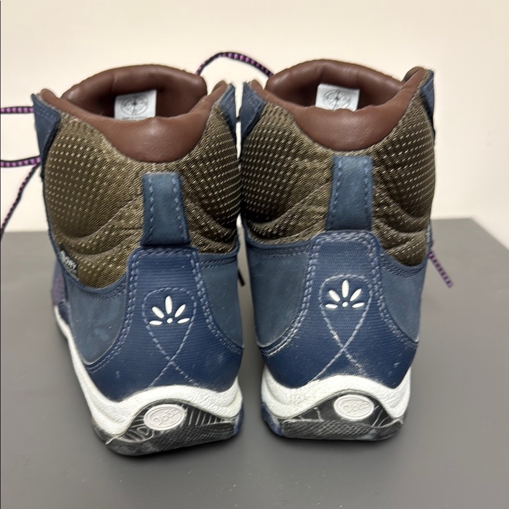 Oboz Footwear Blue and Purple Hiking Boots Size 8 - Picture 4 of 5